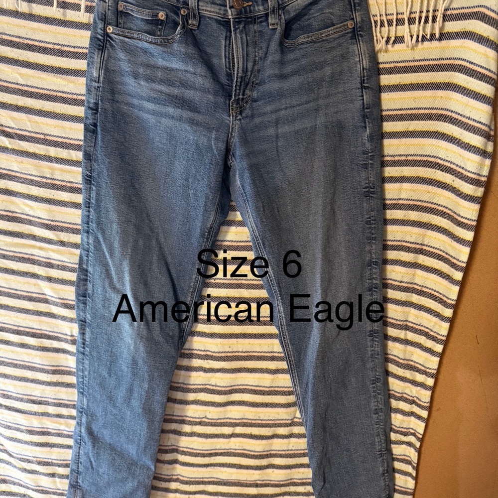 American Eagle Outfitters Blue Skinny Jeans Medium Wash